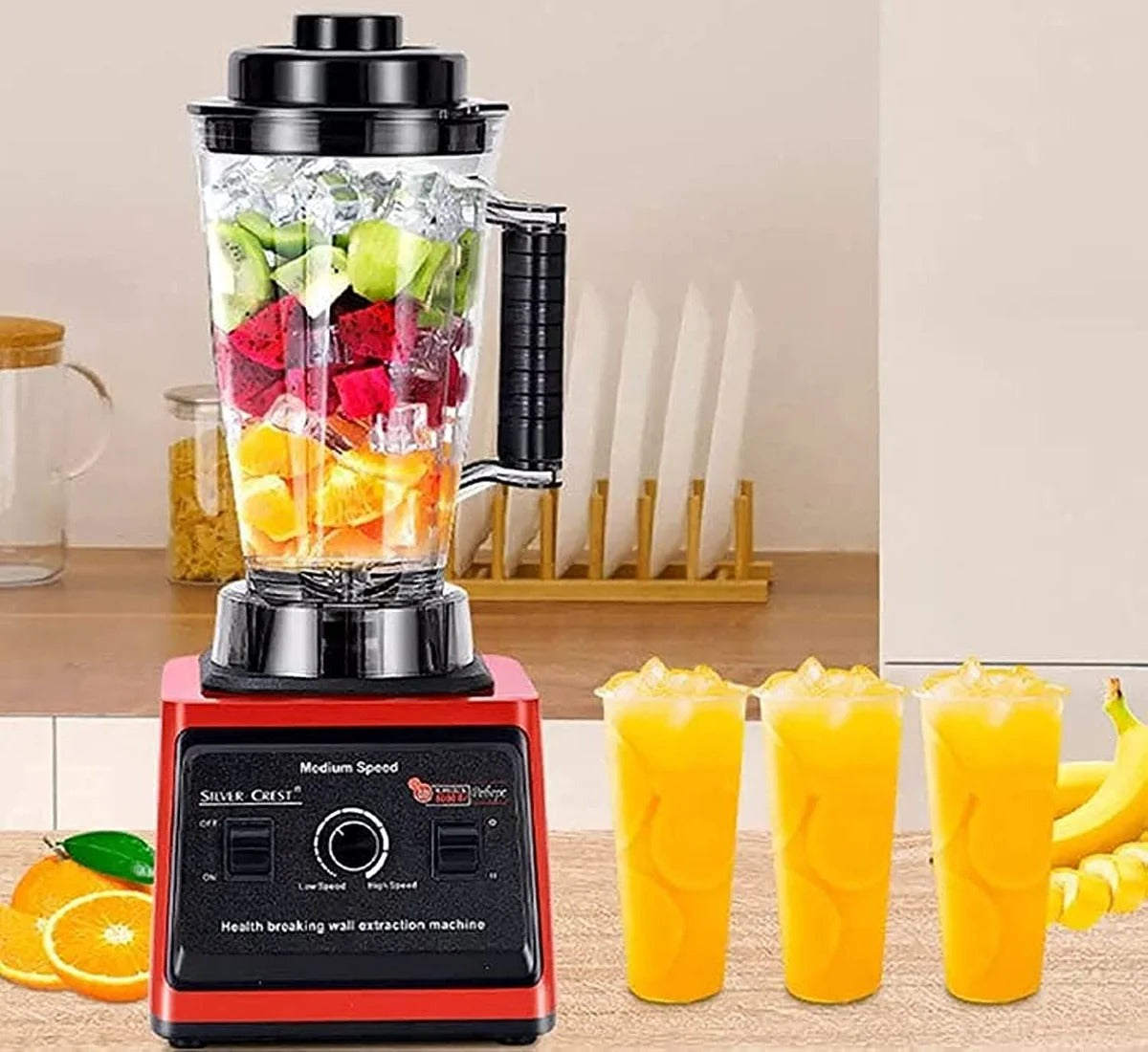 2‑in‑1 German Technology SC‑1589 Juicer, Blender & Dry Mill Jar