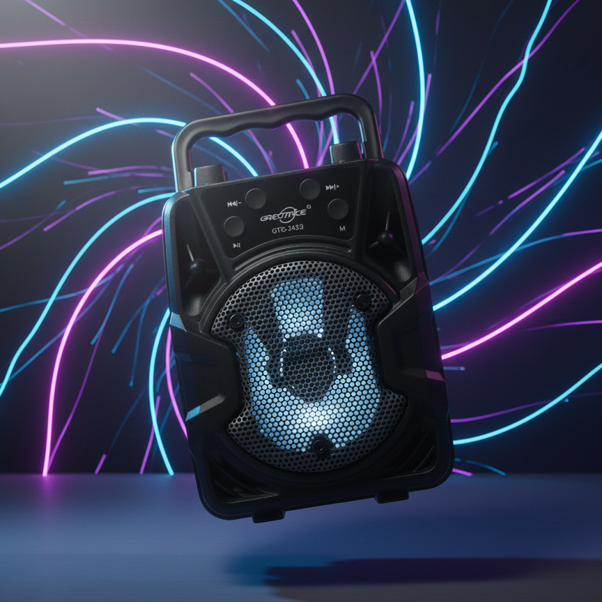 Cyber-Pulse Portable Bluetooth Party Speaker