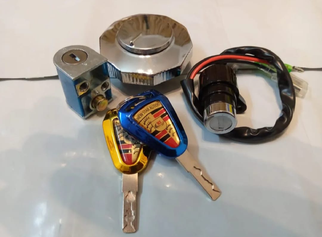 Motorbike Three Piece Lock Set