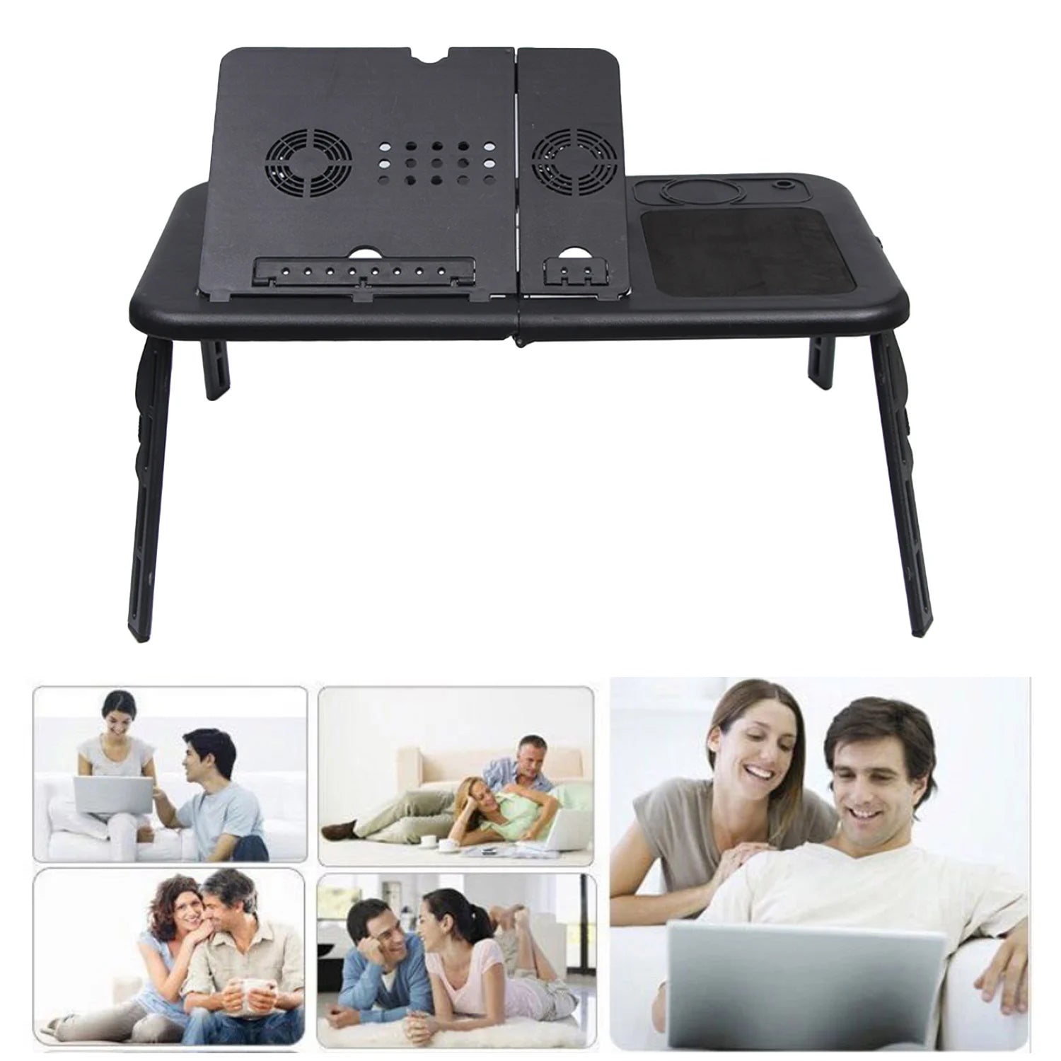 Laptop Table Modern Computer Desk Folding Multi-Purpose Laptop Table| Study Table| Bed Table| Writing Desk, e-table