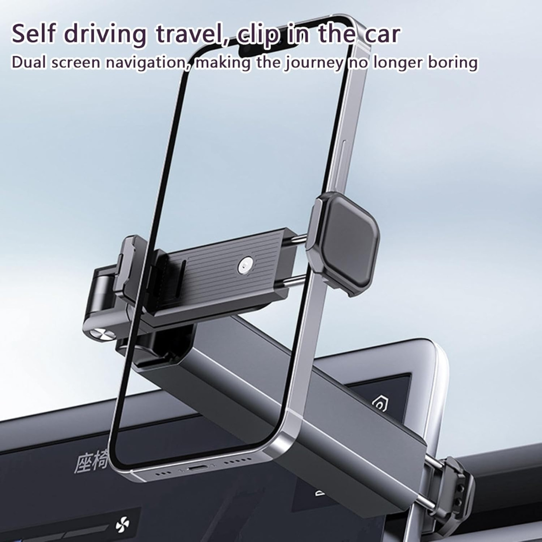 Universal Phone Holder Travel Essentials Flexible 360 Degree Rotation Hands-Free Airplane Phone Mount for iPhone Xiaomi - Random Color