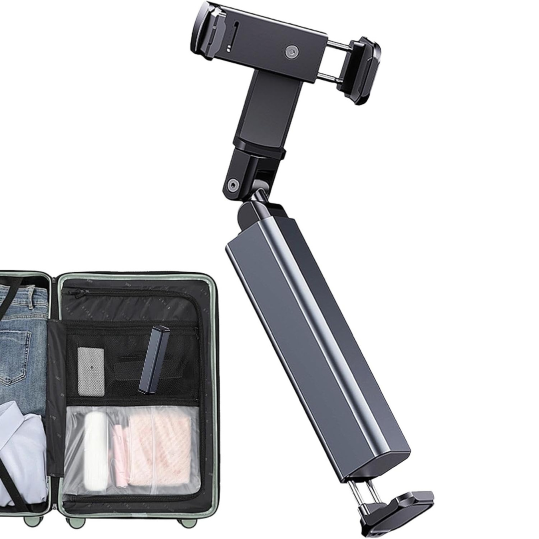 Universal Phone Holder Travel Essentials Flexible 360 Degree Rotation Hands-Free Airplane Phone Mount for iPhone Xiaomi - Random Color