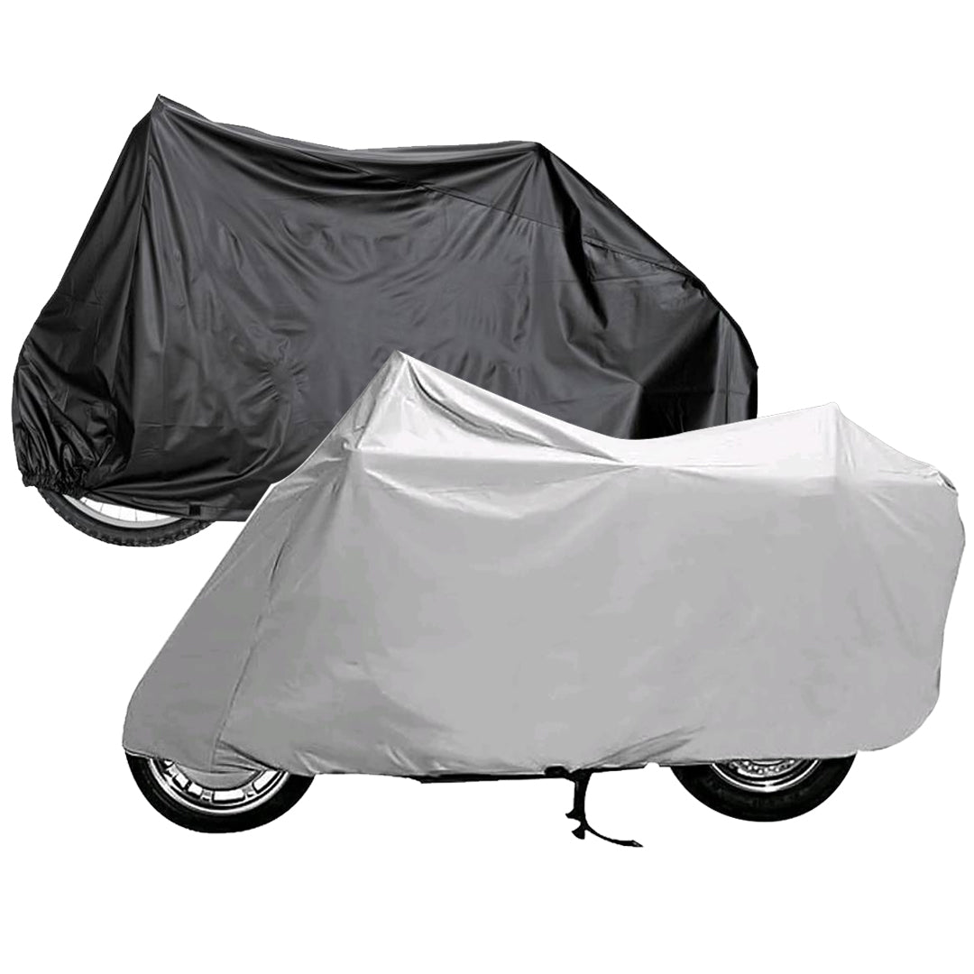 Full Size Scratch & Water Proof 70 / 125 Cc Bike COVER Anti Scratch Waterproof & Dust Proof Top Parking Cover