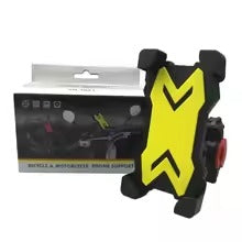 Mobile Phone Holder Stand for Bicycle & Motorcycle – Universal 360° Rotation Mount ( random color)