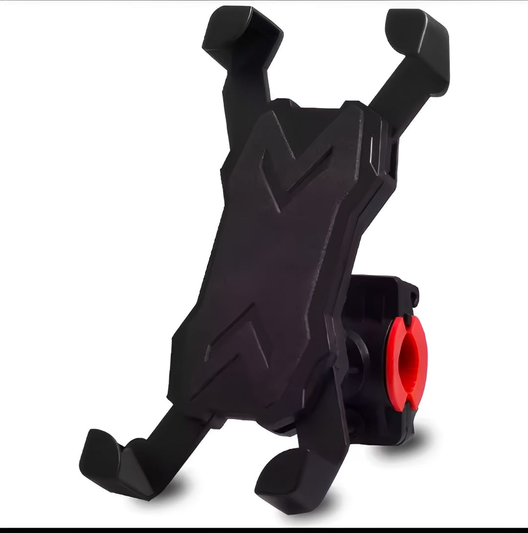 Mobile Phone Holder Stand for Bicycle & Motorcycle – Universal 360° Rotation Mount ( random color)