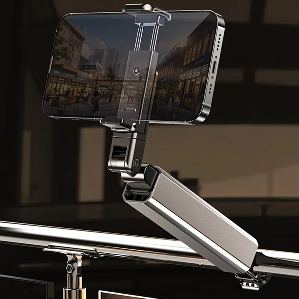 Universal Phone Holder Travel Essentials Flexible 360 Degree Rotation Hands-Free Airplane Phone Mount for iPhone Xiaomi - Random Color