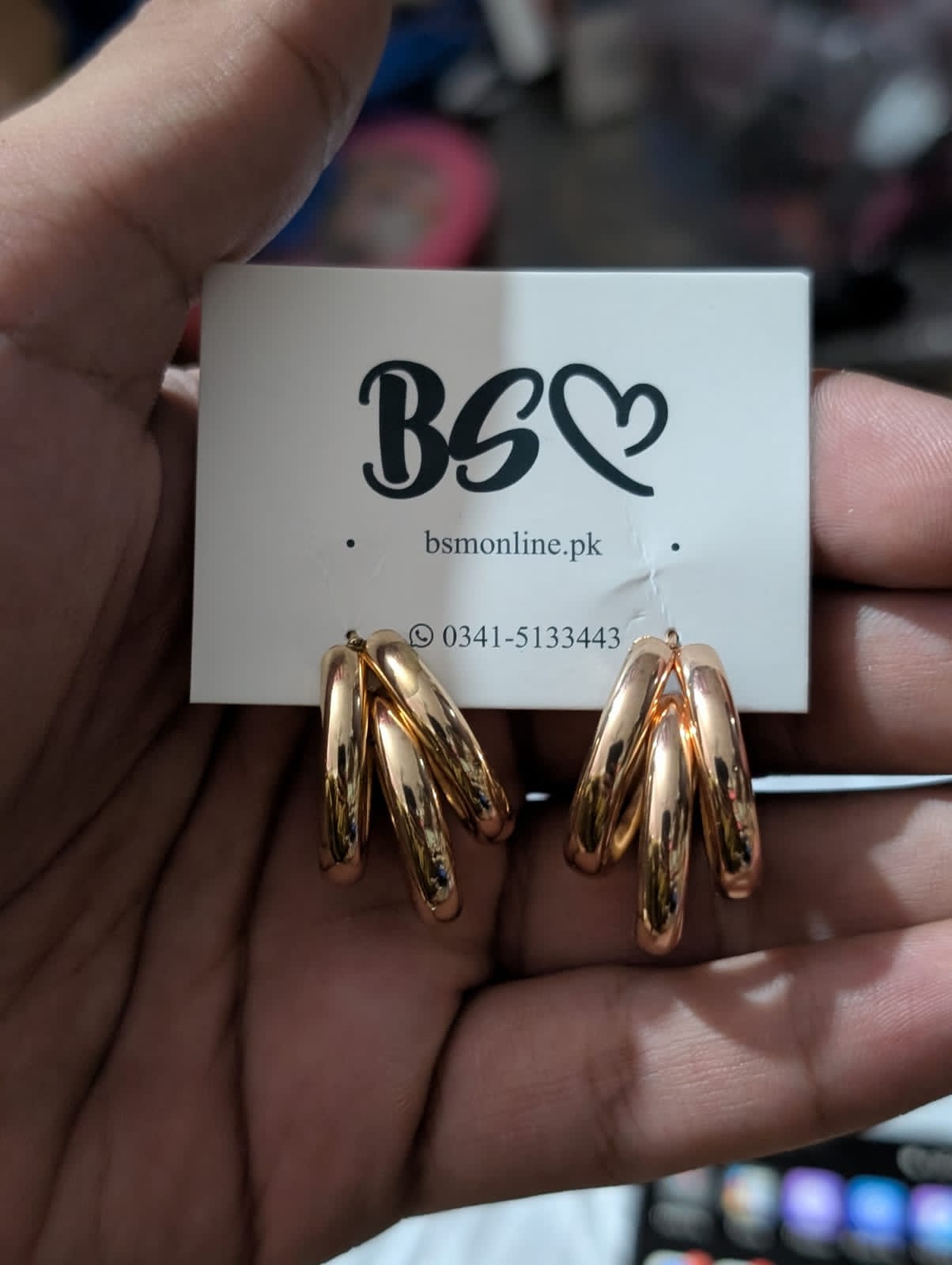 Punk Oval Hoop Earrings Metallic Geometric Ear Buckle Minimalist Style U-shaped Daily Life Earring Accessories For Women Round Piercing Jewelry Gift - Golden