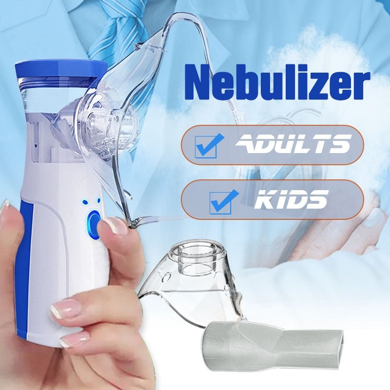 Portable Nebulizer For Asthma – Compact Inhaler Nebulizer Machine For Kids And Kids | Medical Grade Steam Therapy Device For Easy Breathing Relief