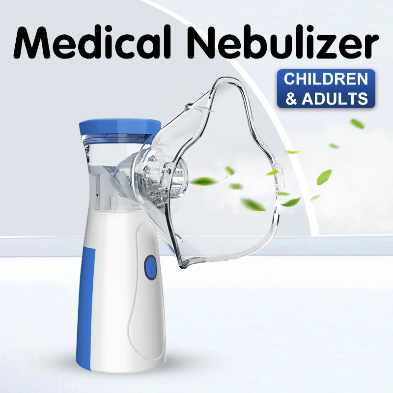 Portable Nebulizer For Asthma – Compact Inhaler Nebulizer Machine For Kids And Kids | Medical Grade Steam Therapy Device For Easy Breathing Relief