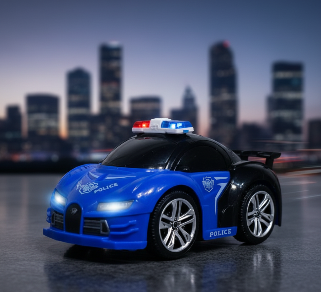 Toy Police Car Designed For Children