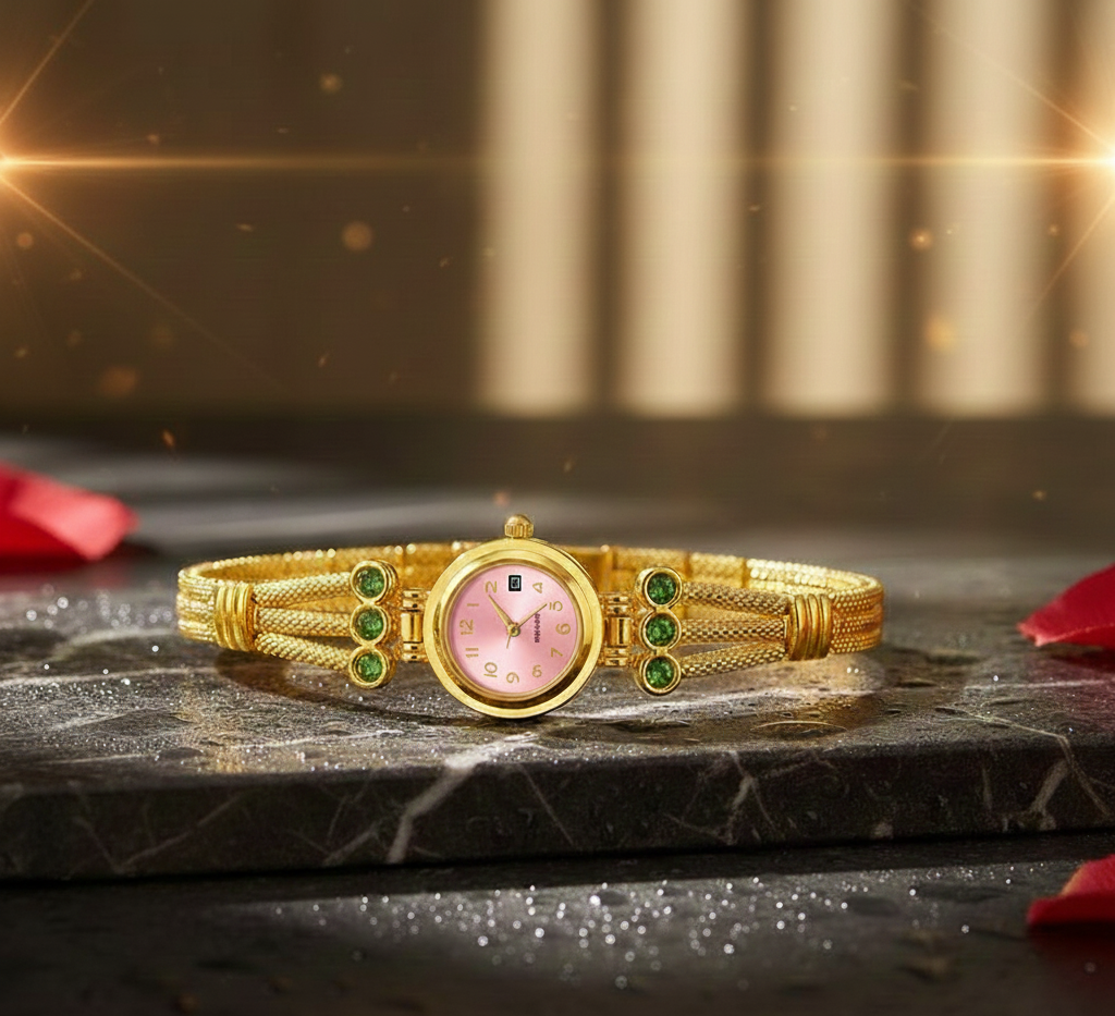 Single Folding Buckle Alloy Strap Quartz Watch Elegant Design Durable Build Clear Display Comfortable Wear For Daily And Formal Use