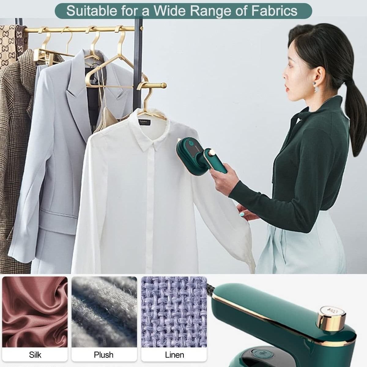 Steam Iron – Powerful Foldable Design With 160° Smooth Glide Performance, Strong Steam Output, Durable Build, Easy Operation And Reliable Daily Garment Care