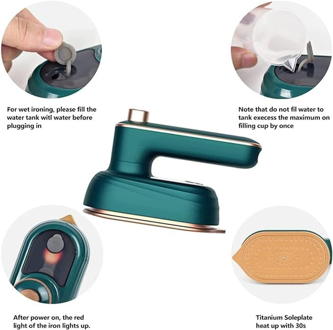 Steam Iron – Powerful Foldable Design With 160° Smooth Glide Performance, Strong Steam Output, Durable Build, Easy Operation And Reliable Daily Garment Care