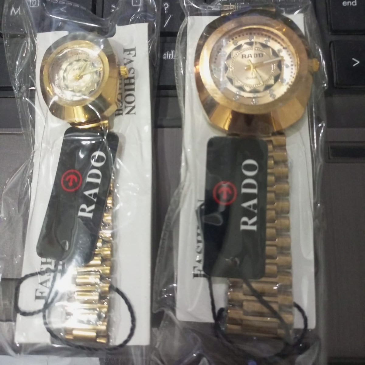 Rado Luxury Couple Watch Set Matching His And Hers Analog Watches Elegant Design
