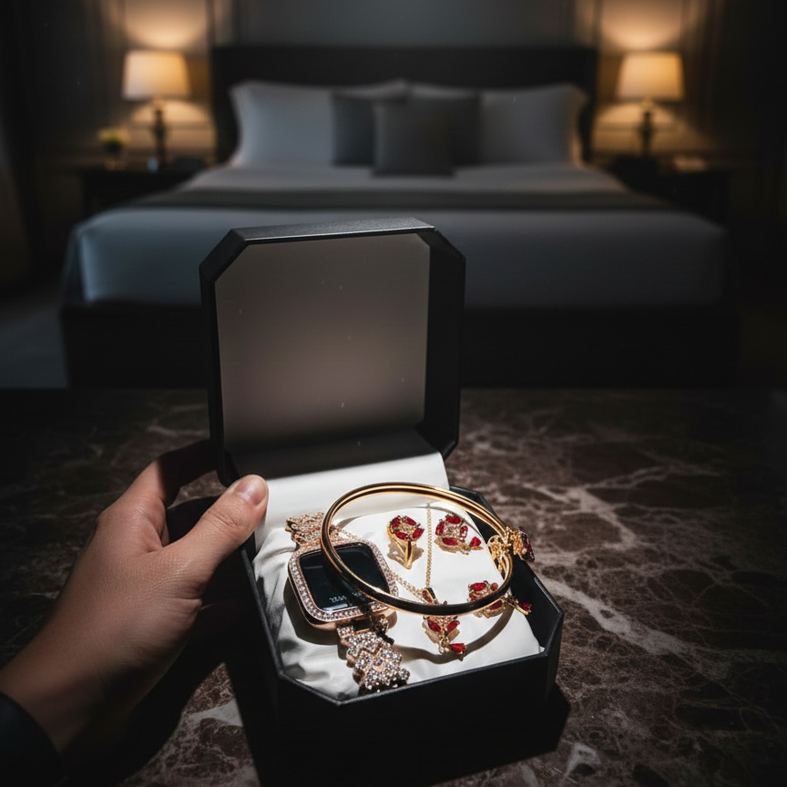 Ladies Jewellery Watch With Bangle Elegant Stylish Durable Quality Timeless Design Reliable Performance (With Box)