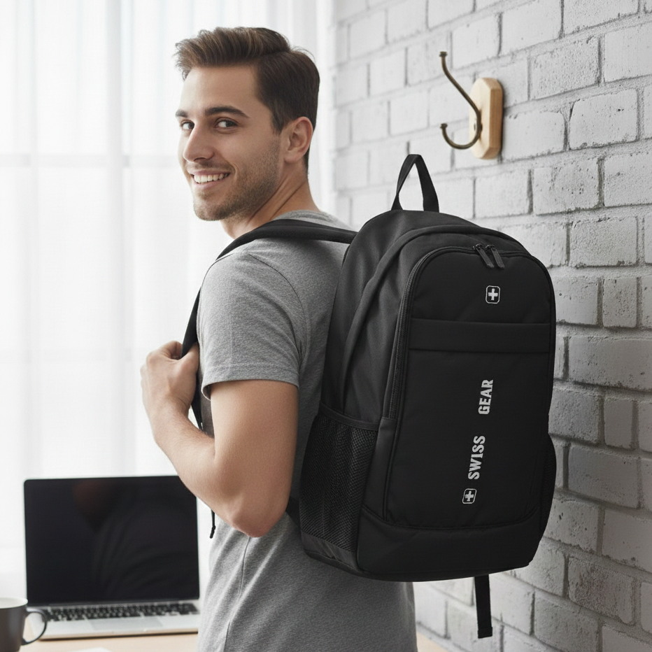 School Bags For Boys And Girls Waterproof Multi Compartment Student Backpacks Durable Quality For Daily School Use(Random color)