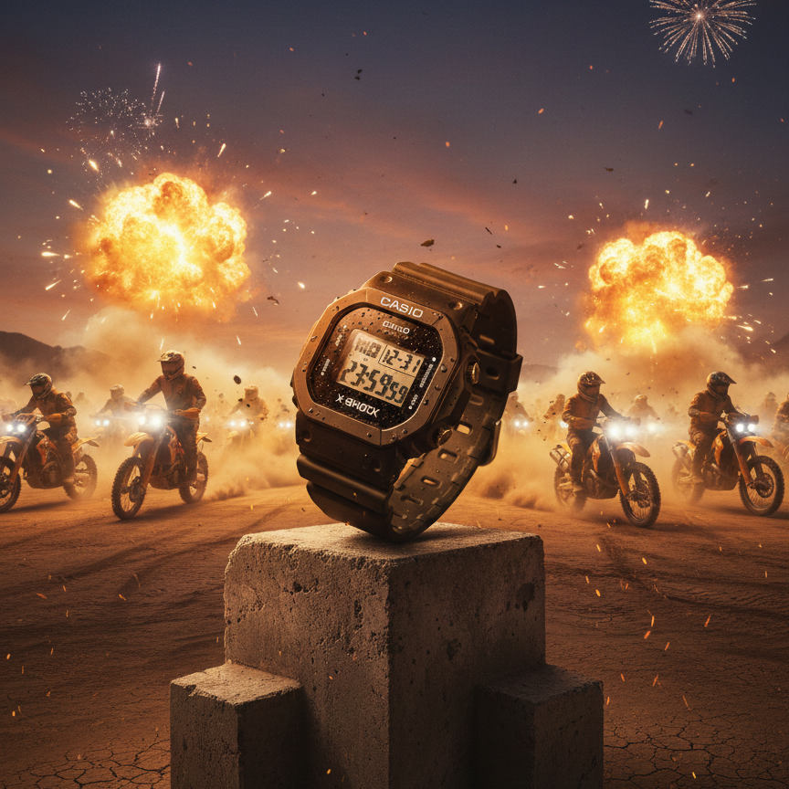 Casio X-SHOCK Classic Square Digital Watch