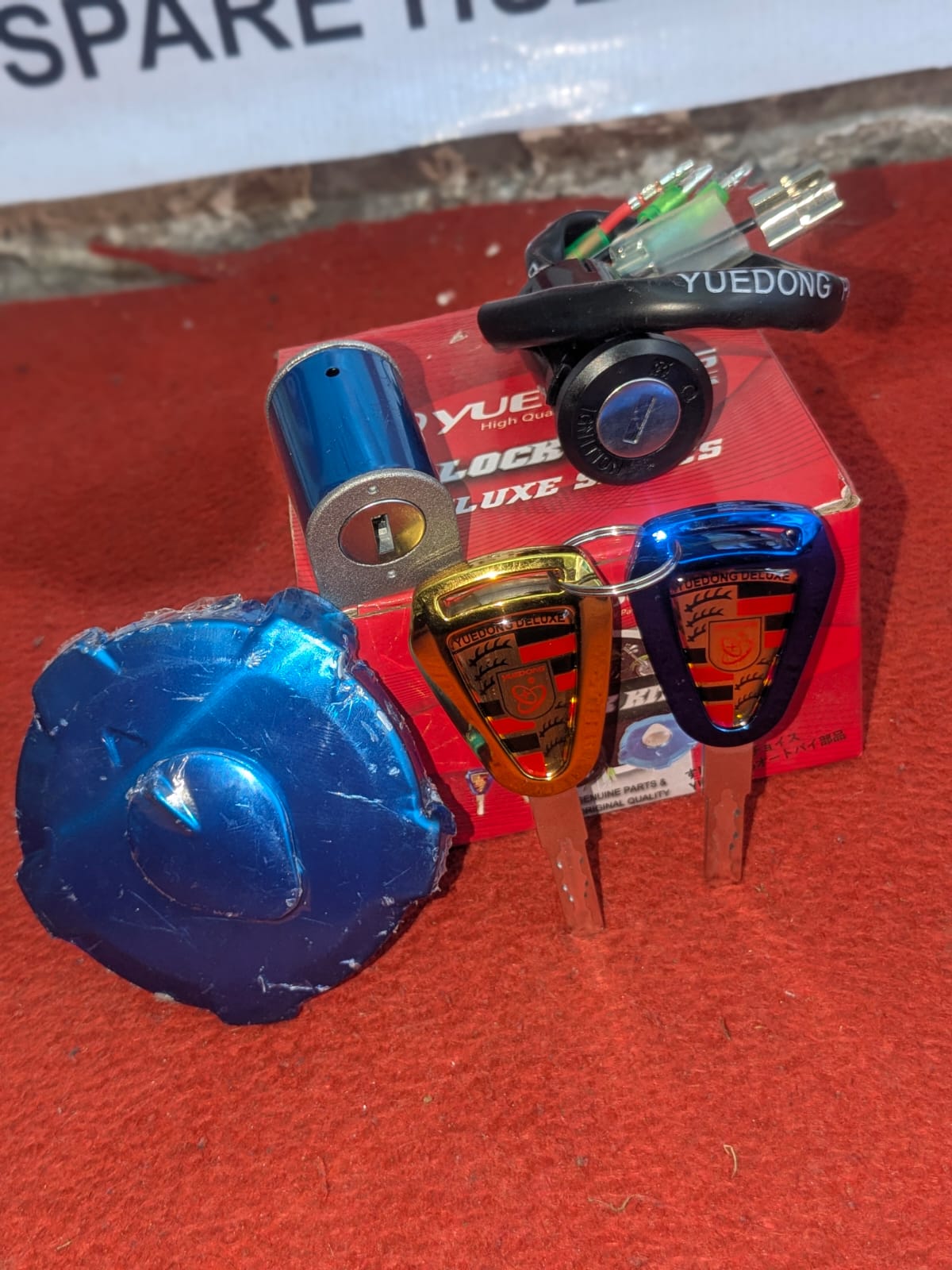 Motorbike Three Piece Lock Set