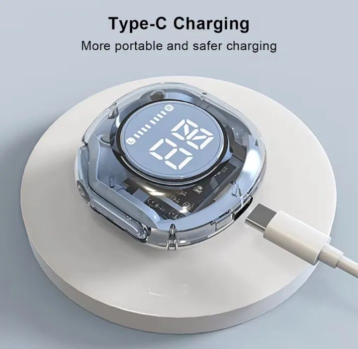 Air39 Bluetooth Gaming EARBUDS LED Display Super Bass HD sound Quality Trendy earphone Latest Technology Water Proof HD Calling TWS Technology Sports Headphone