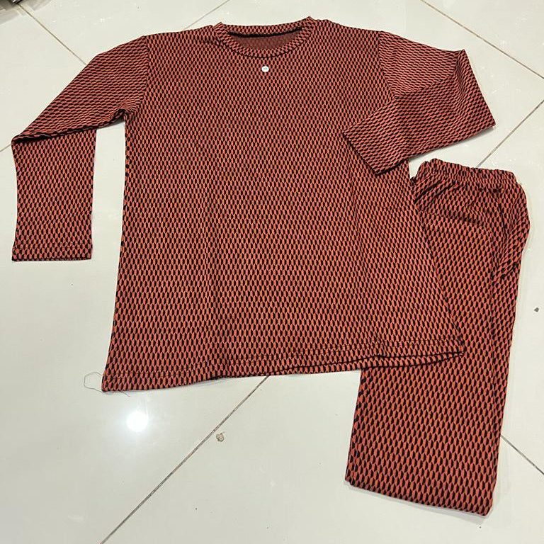 Check Pattern Loungewear Set For Women