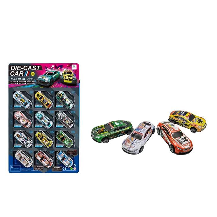 Alloy Mini Diecast Car Toy (24 pcs Car Set metal body)