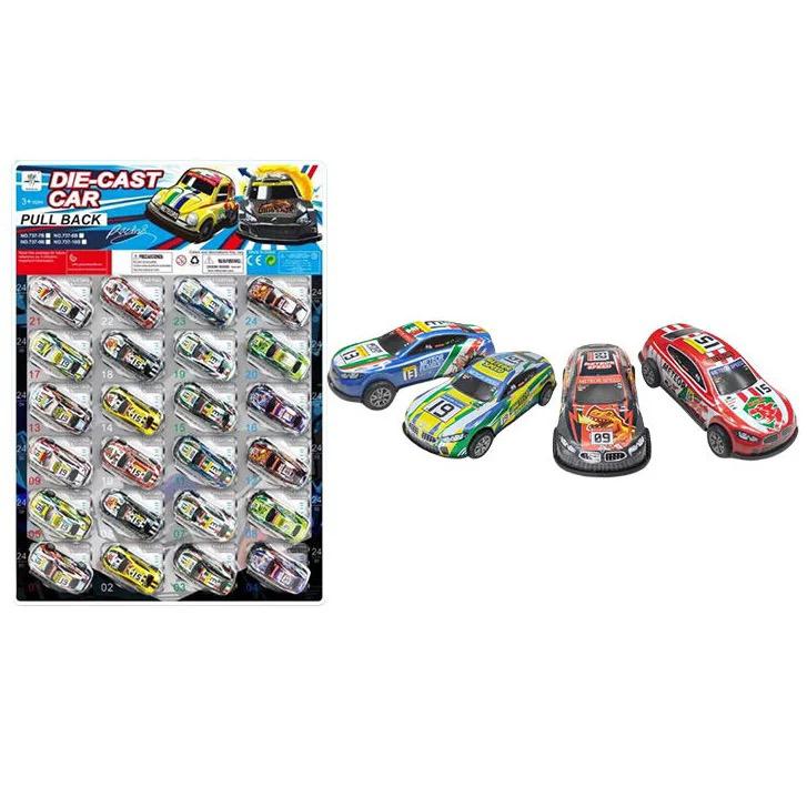 Alloy Mini Diecast Car Toy (24 pcs Car Set metal body)