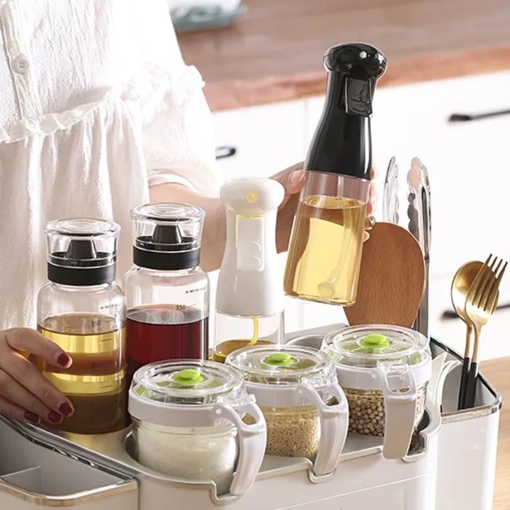 Cooking Oil Spray Bottle Barbecue Spray Bottle Anti leakage Oil Durable Pot