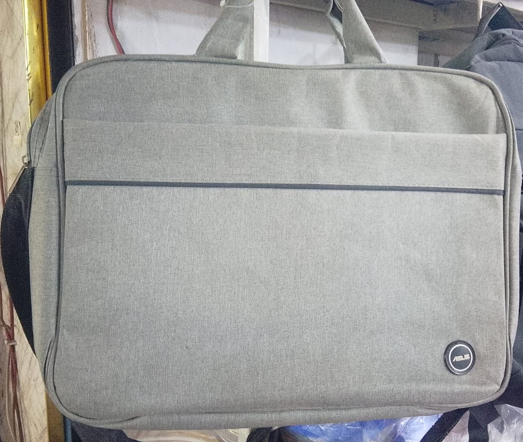Grey Laptop Shoulder Bag
