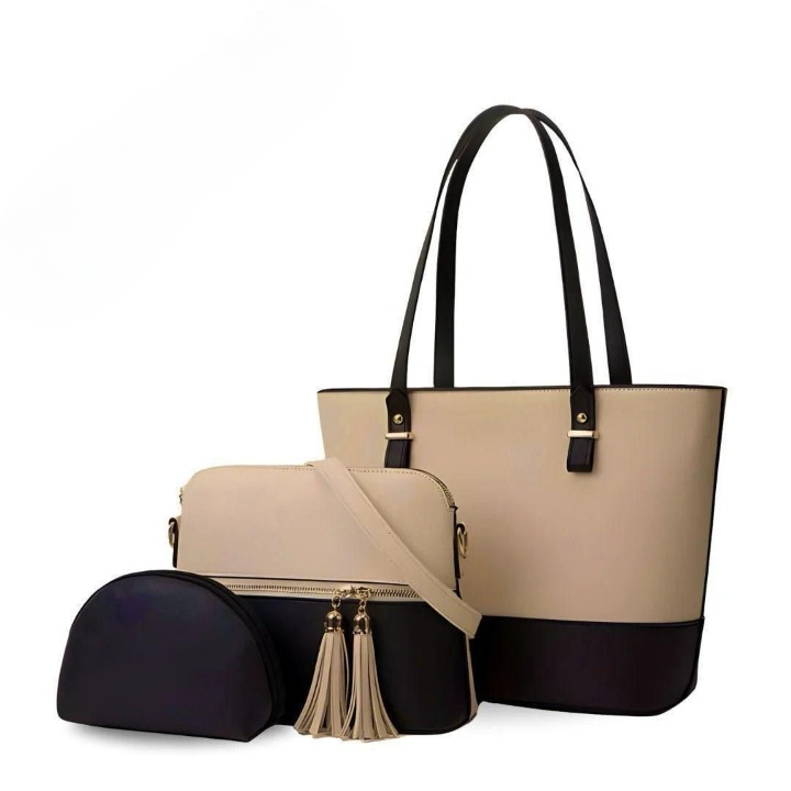 3 Piece Tote Handbag Elegant Design Premium Quality