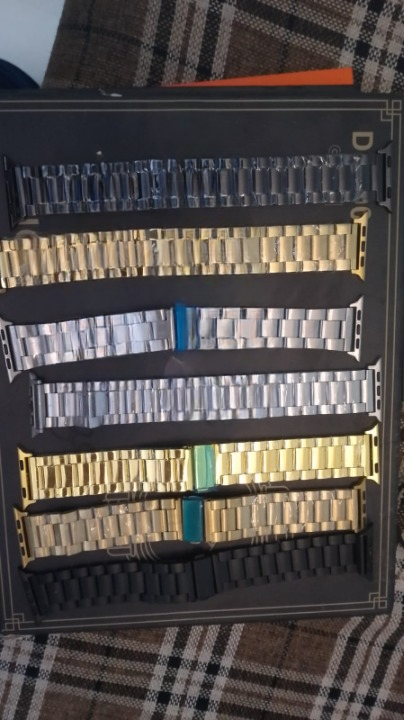 Rolex Chain Strap / Stainless Steel Metal Wrist Band Strap For Smartwatch