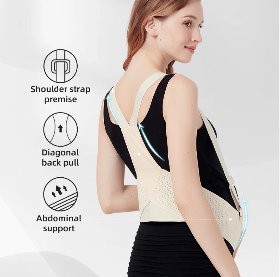 Women Pregnancy Support Belt Pregnancy Belt Support Brace Abdominal Binder Waist Support